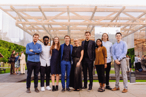 the-if-do-team-in-front-of-the-pavilion-for-the-dulwich-picture-gallery-with-partners-thomas-bryans-sarah-castle-and-al-scott-at-the-centre